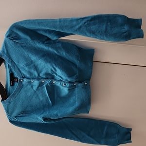 Blue cropped jacket